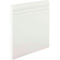 Roppe Pinnacle Plus 85 Series Rubber Wall Base 1-coil 4.25in x .250in x 60' White PC40854P170
